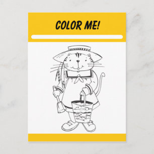 Colour Me Activity Card
