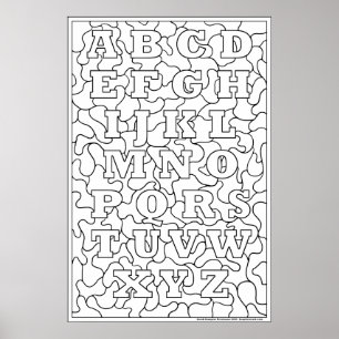 Colour Me! Alphabet Poster