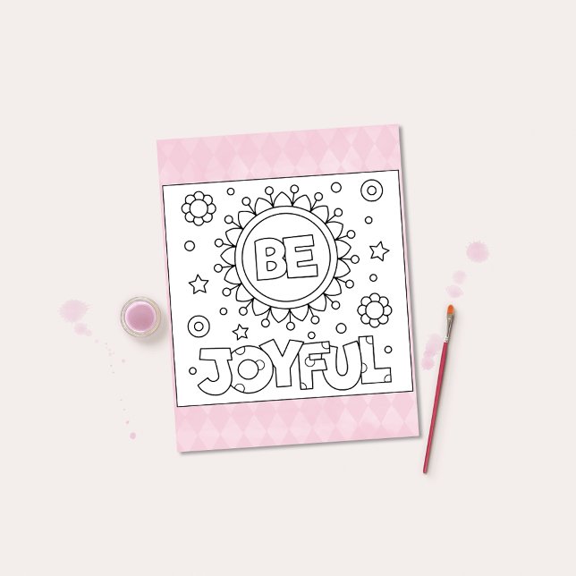 Colour Me Be Joyful | Inspirational Activity Cards (Creator Uploaded)