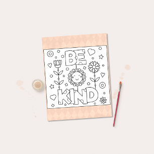 Colour Me Be Kind   Inspirational Activity Cards