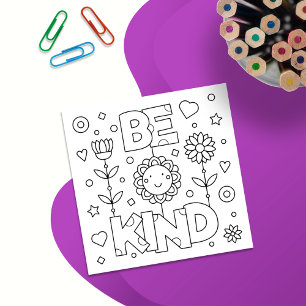 Colour Me Be Kind Pass it On Card