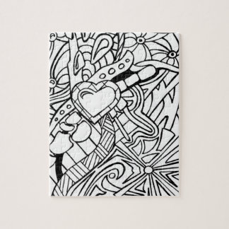 Colour Me Black and White Three Jigsaw Puzzle