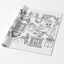 Colour Me - Christmas Wrapping Paper 