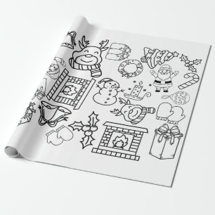 Colour Me - Christmas Wrapping Paper 