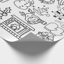 Colour Me - Christmas Wrapping Paper