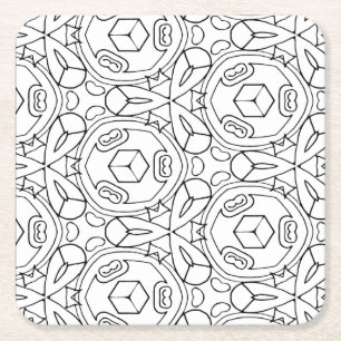 colour me cubes coaster