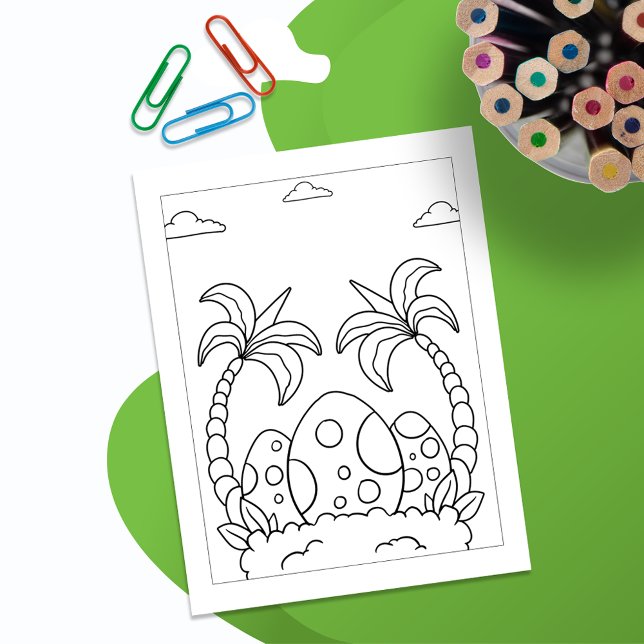 Colour Me Dinosaur Eggs | Activity Cards (Creator Uploaded)