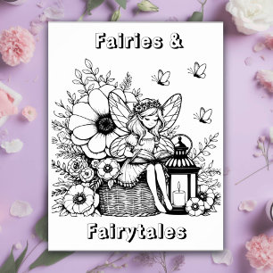 Colour Me   Fairies and Fairytales Poster
