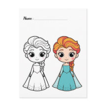  Colour Me Frozen | Kids Activity Cards