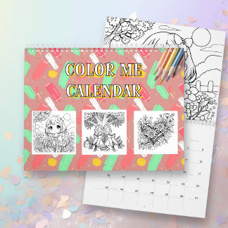 Colour Me | Fun Adult Colouring Calendar
