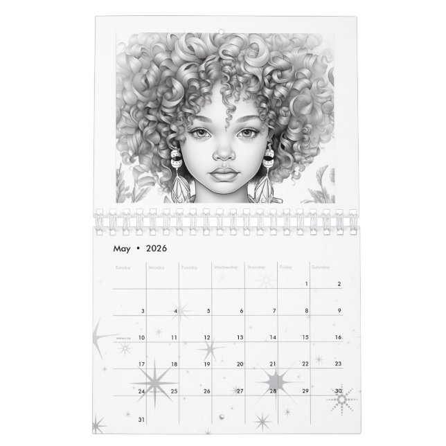 Colour me in calendar (May 2026)