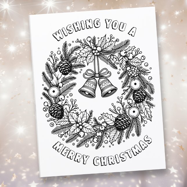 Colour Me Page | Christmas Wreath (Creator Uploaded)