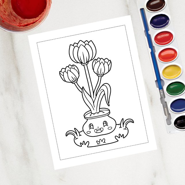 Colour Me Pretty Tulips | Activity Cards (Creator Uploaded)