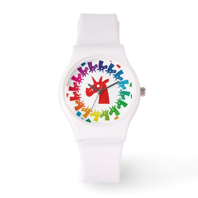 Colour Me Rainbow Unicorn Watch (Front)