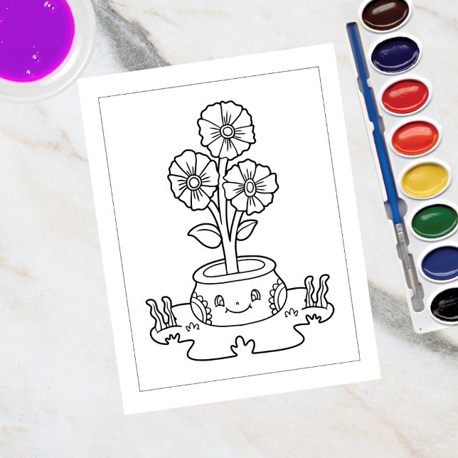 Colour Me Smiling Pansies | Activity Cards (Creator Uploaded)