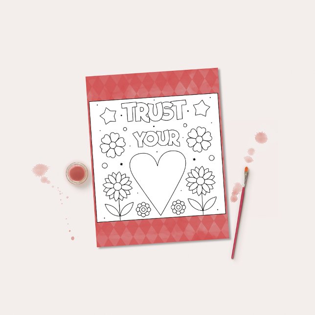 Colour Me Trust Your Heart Activity Cards (Creator Uploaded)