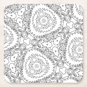 colour me tulip bouquet coaster