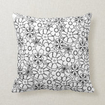 Colour-Me Your Theme Funky Hippy Retro Flowers