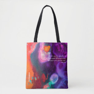 Colour Meditation Orange & Purple Tote Bag