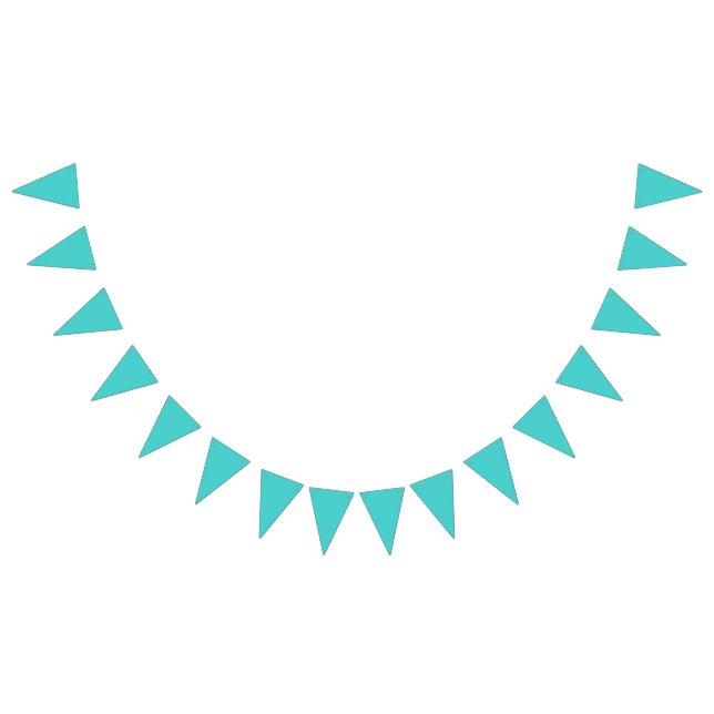 colour medium turquoise bunting  (All)