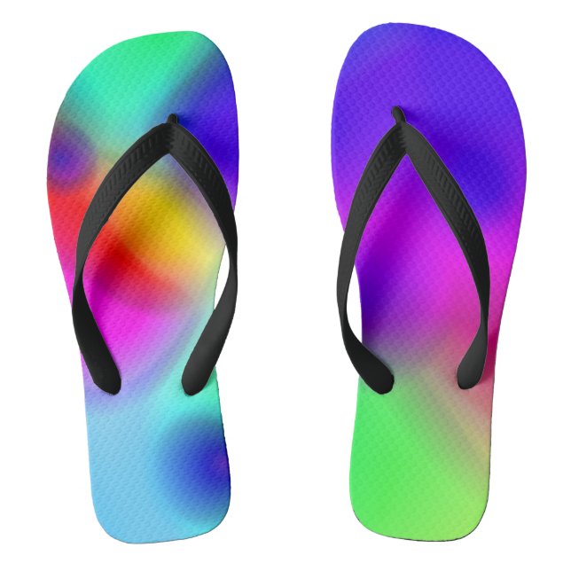 Colour Mesh 3 Flip Flops (Footbed)