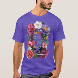 Colour Mind Your Own Uterus Support Womens Rights T-Shirt