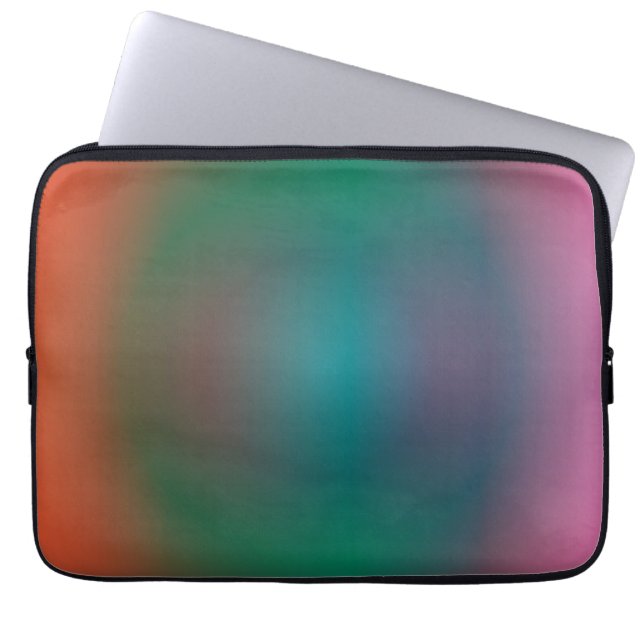 colour mirage  laptop sleeve (Front)