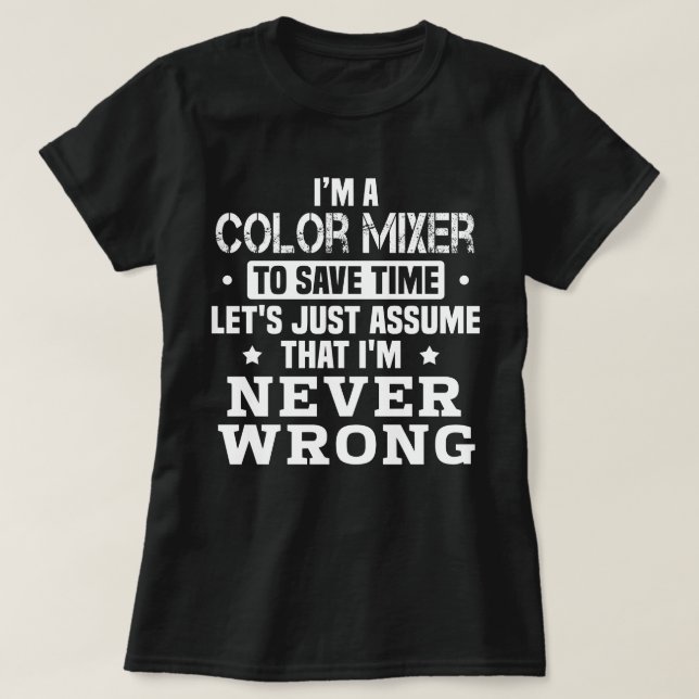 Colour Mixer T-Shirt (Design Front)