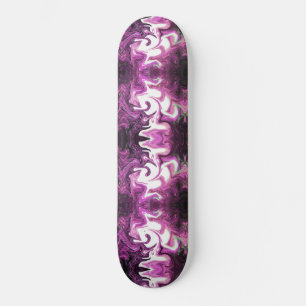 colour morado con blanco skateboard