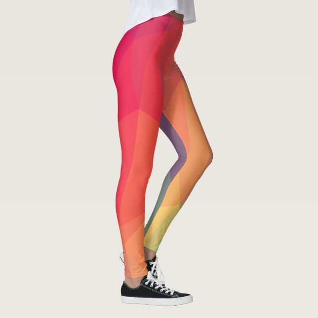 Colour mosaic leggings (Right)