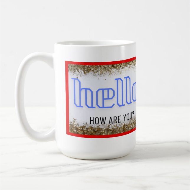 Colour mug Cup design  (Left)