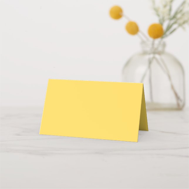 colour mustard place card (Front)