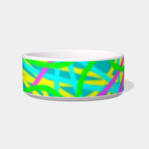 Colour My Dreams Scribble Pattern Artsy Expressive Bowl