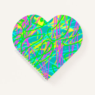 Colour My Dreams Scribble Pattern Expressive  Notebook