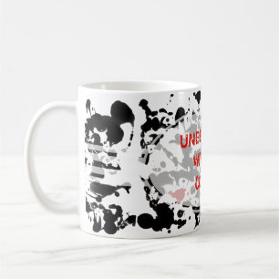 colour my life / Farbklekse   Black Ink Coffee Mug