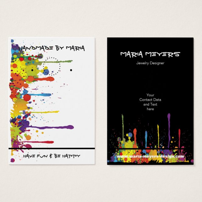 Colour My Life Splashes 2 (Front & Back)