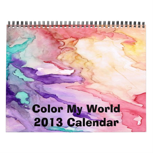 Colour My World 2016 Calendar (Cover)