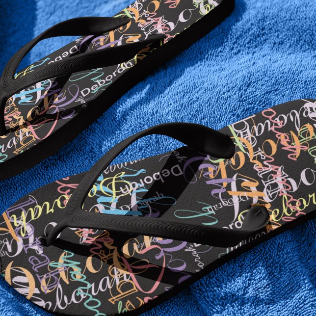 Colour Names Thongs (custom color names)