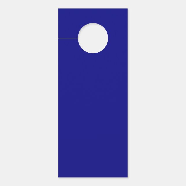 colour navy door hanger (Front)