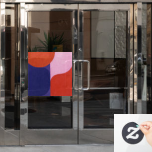 "Colour Negotiation" Colourful Abstract Art