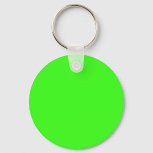 colour neon green key ring