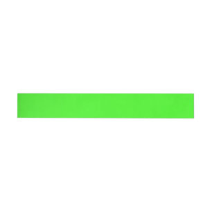 colour neon green wrap around label