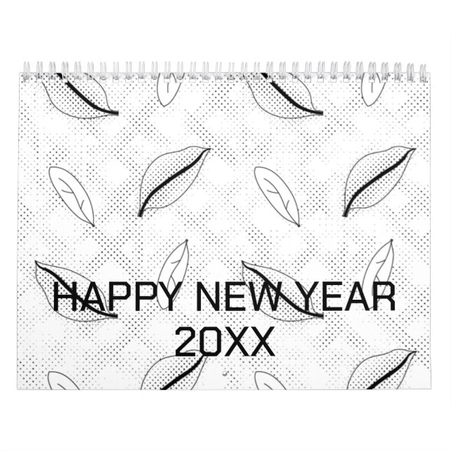 Colour New personalise Text Logo Calendar (Cover)