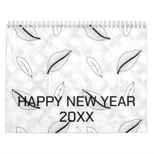 Colour New personalise Text Logo Calendar