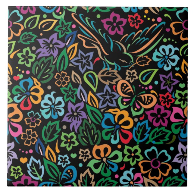 Colour of Life Ceramic Tile (Front)