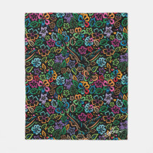 Colour of Life Fleece Blanket