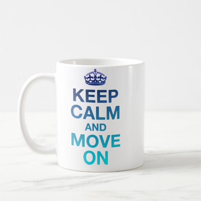 Colour of Ocean - Keep Calm Coffee Mug (Left)