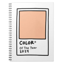 Colour of the Year 2024 Peach Fuzz Card Notebook