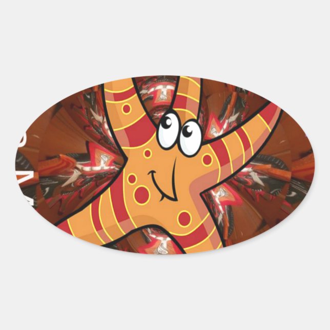 Colour on the run oval sticker (Front)