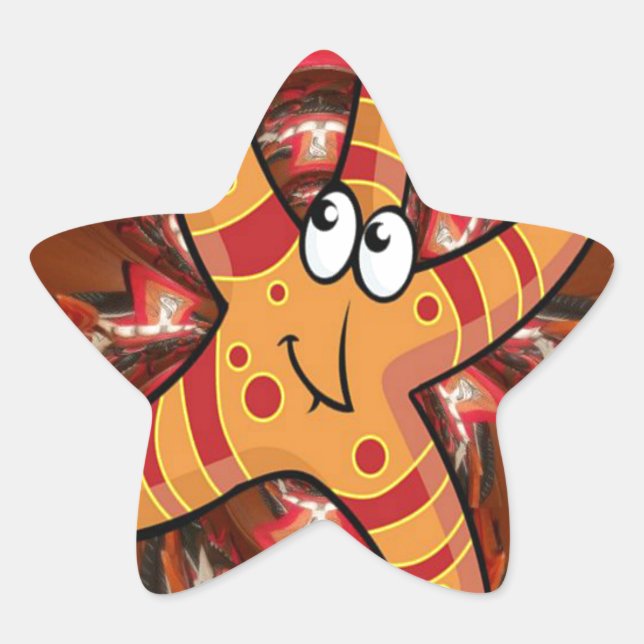 Colour on the run star sticker (Front)